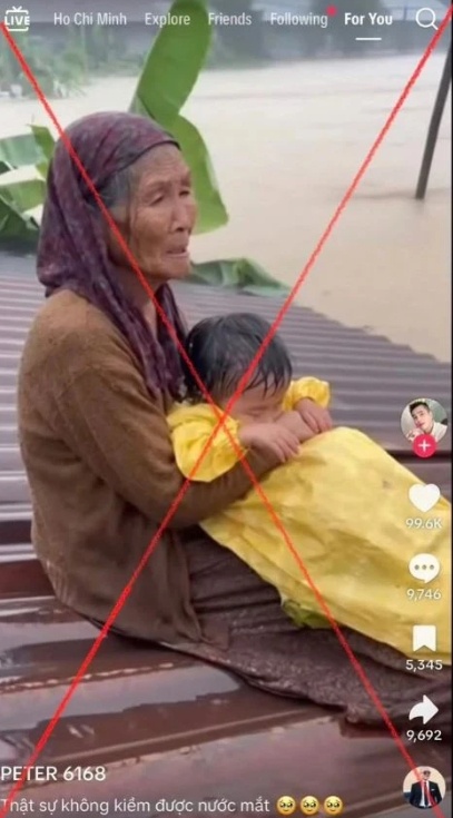 Bộ Công an lên tiếng 2 Cảnh giác tin giả AI về mưa lũ: Bộ Công an lên tiếng