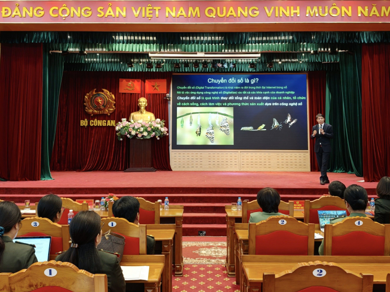 Cục Công tác chính trị tổ chức hội nghị tập huấn đẩy mạnh chuyển đổi số và ứng dụng AI -0