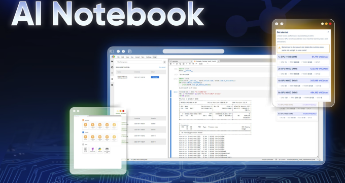 Giao diện AI Notebook. Ảnh: FPT