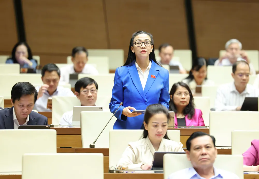 Đại biểu Trịnh Thị Tú Anh (Lâm Đồng). Ảnh: QUANG PHÚC Đại biểu Trịnh Thị Tú Anh (Lâm Đồng).jpg