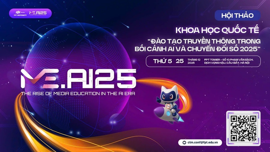 Hội thảo Khoa học Quốc tế “Đào tạo truyền thông trong bối cảnh AI và chuyển đổi số 2025” vào ngày 25/12 Hội thảo Khoa học Quốc tế “Đào tạo truyền thông trong bối cảnh AI và chuyển đổi số 2025” vào ngày 25/12