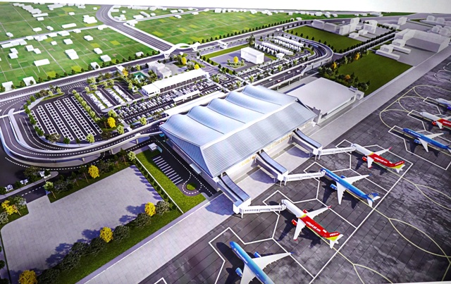 Phối cảnh Cảng hàng không Đồng Hới.
