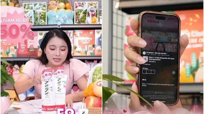 Một phiên livestream bán hàng được siêu thị Finelife tổ chức dịp 20/10 vừa qua Một phiên livestream bán hàng được siêu thị Finelife tổ chức dịp 20/10 vừa qua