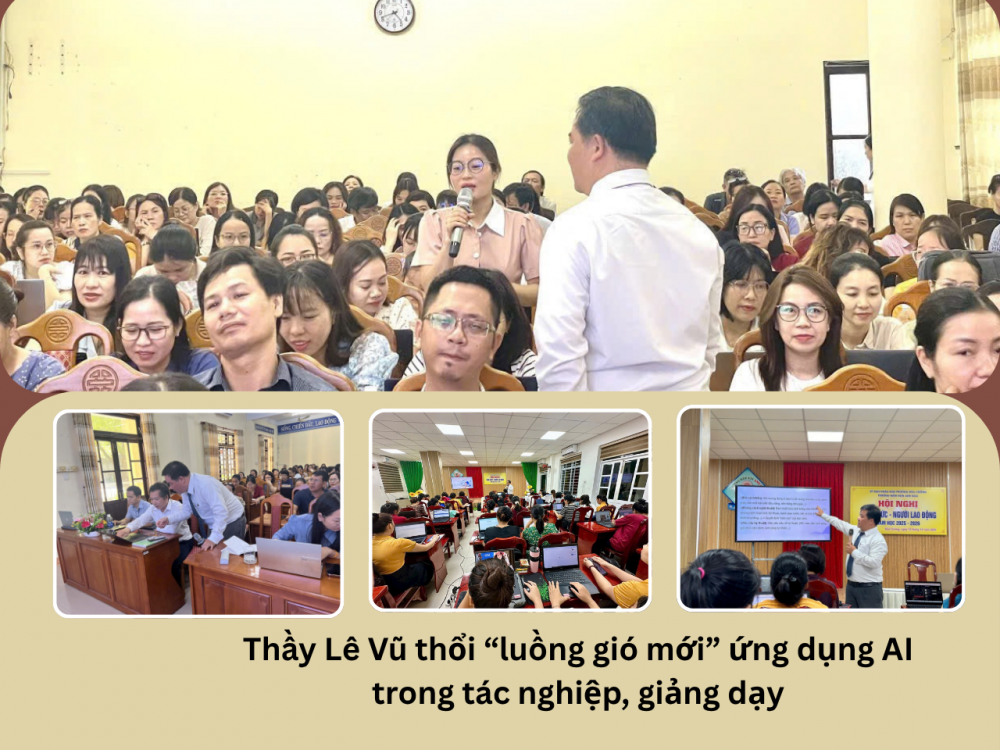 Thầy giáo Đà Nẵng thổi 'luồng gió mới' ứng dụng AI trong tác nghiệp, giảng dạy 2 Thay Le Vu