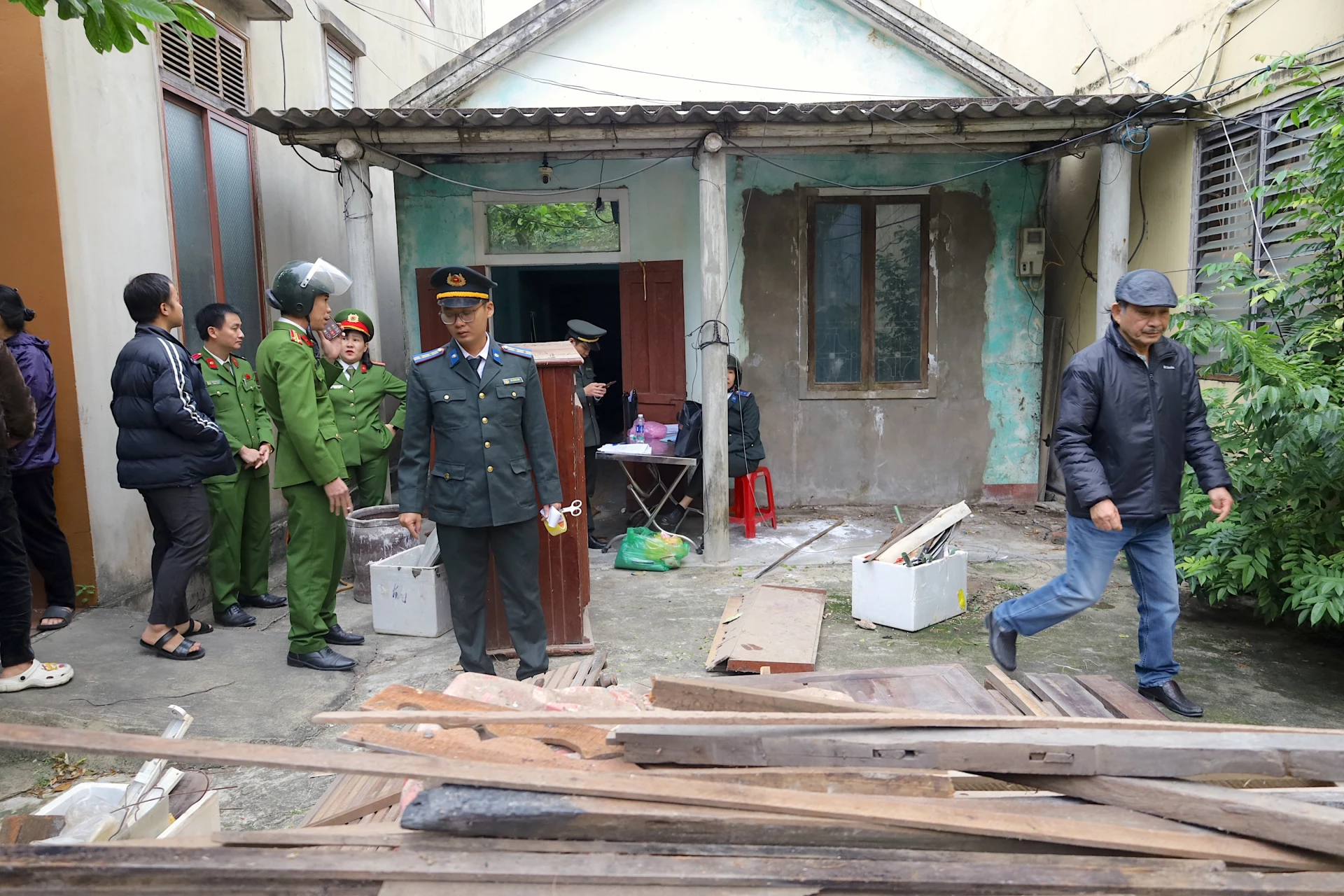 Ngôi nhà cấp 4 tại địa chỉ ngõ 37 Tôn Thất Thuyết, phường Đồng Hới được trả lạ cho ông Trần Văn Vững. Ảnh: Quang Ngọc