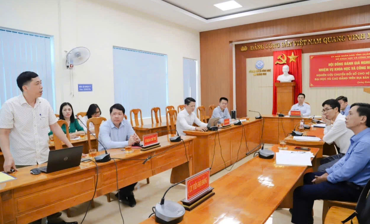 Đề tài được Hội đồng đánh giá nghiệm thu nhiệm vụ khoa học-công nghệ cấp tỉnh đánh giá cao - Ảnh: M.N