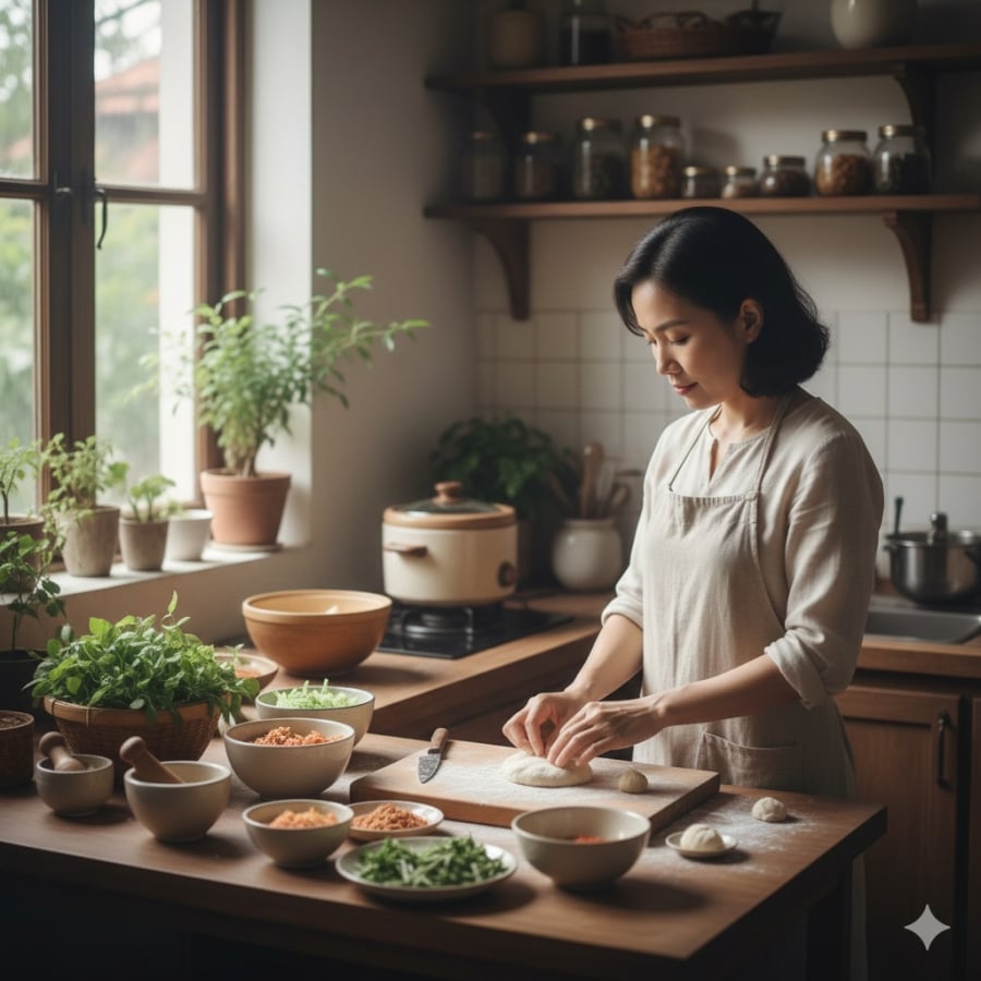 4 lối rẽ giúp phụ nữ kiếm tiền vững vàng năm 2026 2 Ẩm thực thủ công và những giá trị “chữa lành” từ căn bếp gia đình được dự báo tiếp tục lên ngôi trong năm 2026.