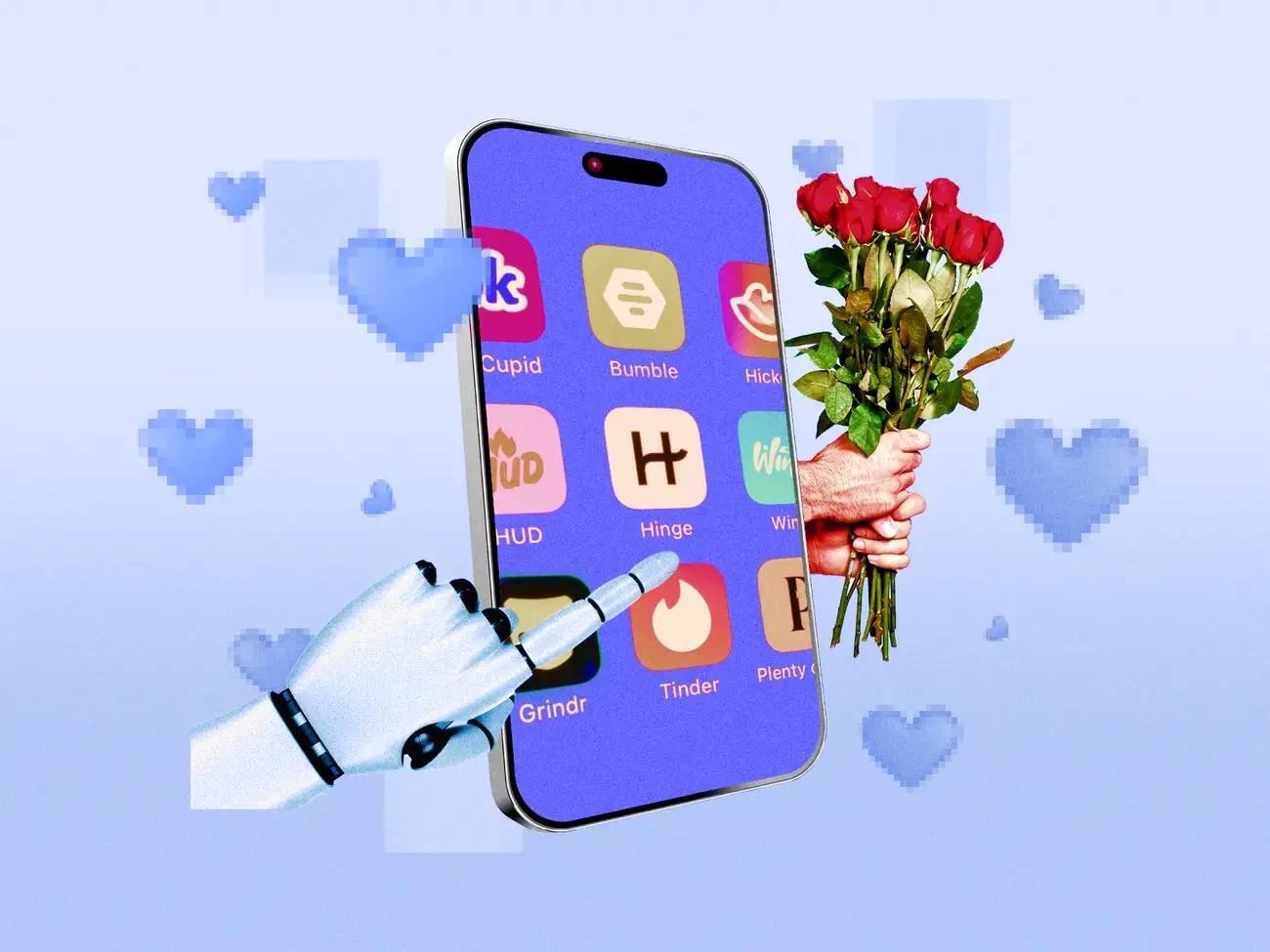 Tinder và các ứng dụng hẹn hò xem AI như phép màu cho việc mai mối