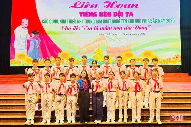 Hà Tĩnh đạt thành tích xuất sắc tại Liên hoan "Tiếng kèn Đội ta" 2 17508402359790