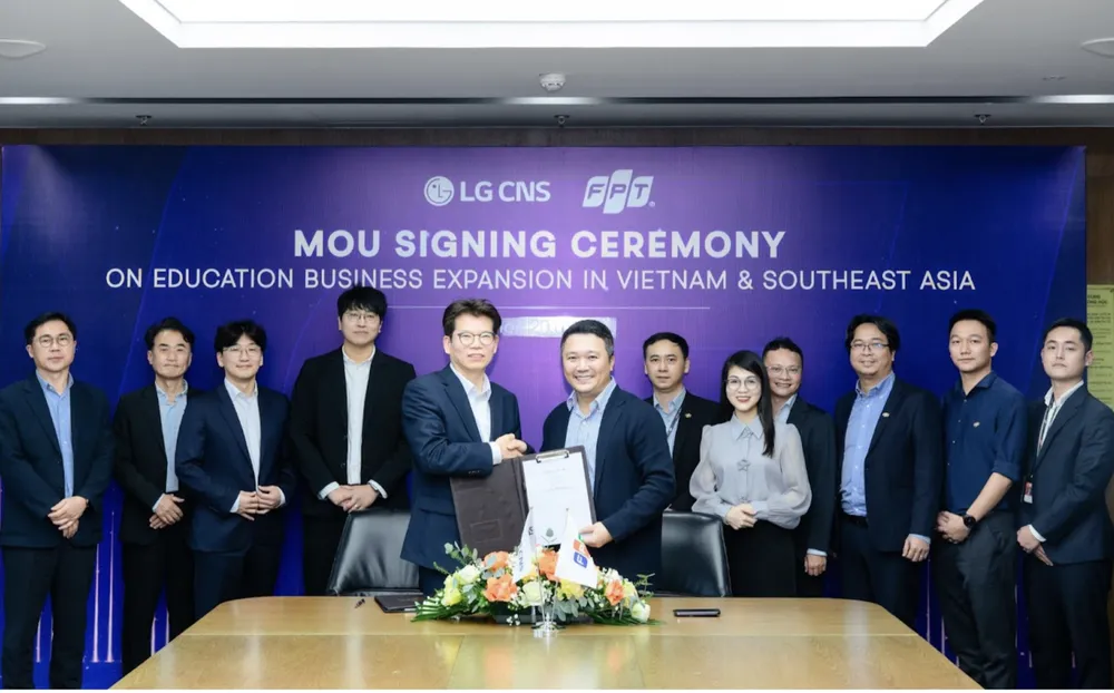 Lễ ký kết hợp tác giữa FPT và LG CNS