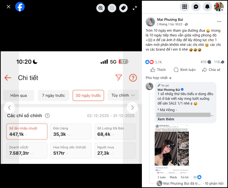 Mai Phương Bùi là ai? Bán gì mà doanh số affiliate lên đến 16,5 tỷ đồng/tháng?- Ảnh 3.