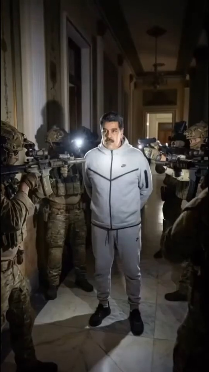 Video cảnh tổng thống Muduro bị bắt tại dinh thự do AI tạo ra đang lan truyền trên mạng xã hội