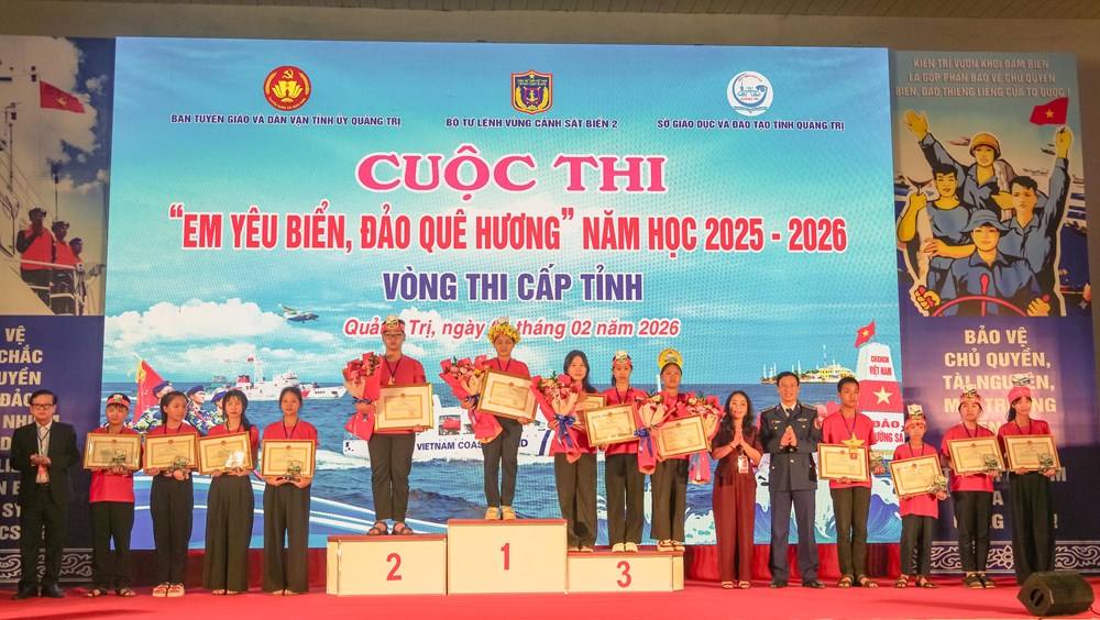 Sôi nổi Cuộc thi “Em yêu biển, đảo quê hương” tại Quảng Trị - ảnh 5