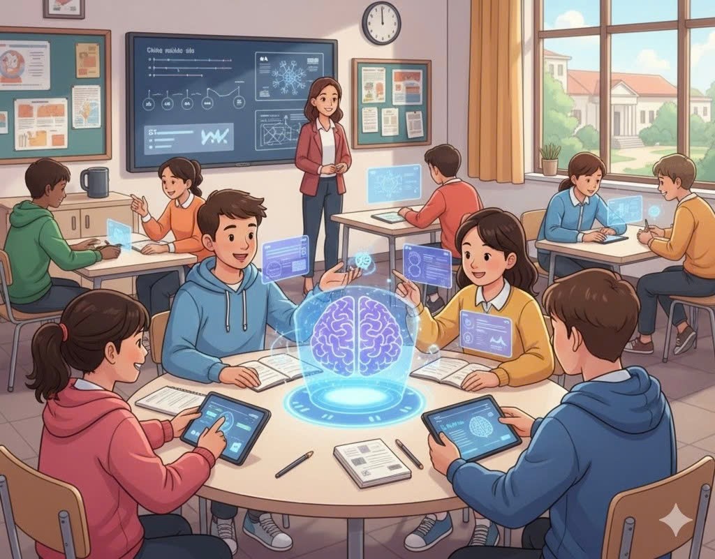 AI và lớp học số: Học không chỉ là kiến thức, mà là khám phá