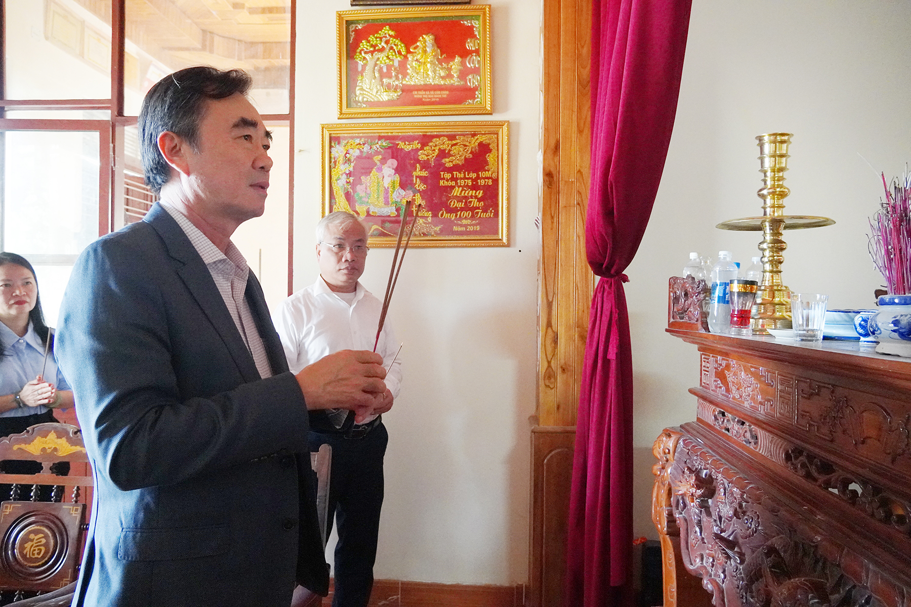 Trưởng ban Tổ chức Tỉnh ủy Nguyễn Lương Bình thăm, chúc Tết các gia đình nguyên lãnh đạo tỉnh, đảng viên cao tuổi và gia đình chính sách 9 e3d2f019 62ed 22cf bc9d c166b95c7615