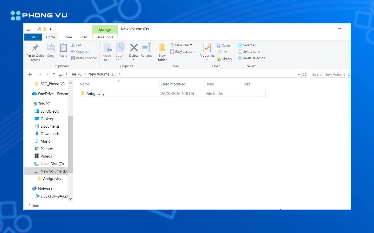 Việc lưu trữ thư mục cố định, giúp bạn dễ dàng kiểm soát được các dự án