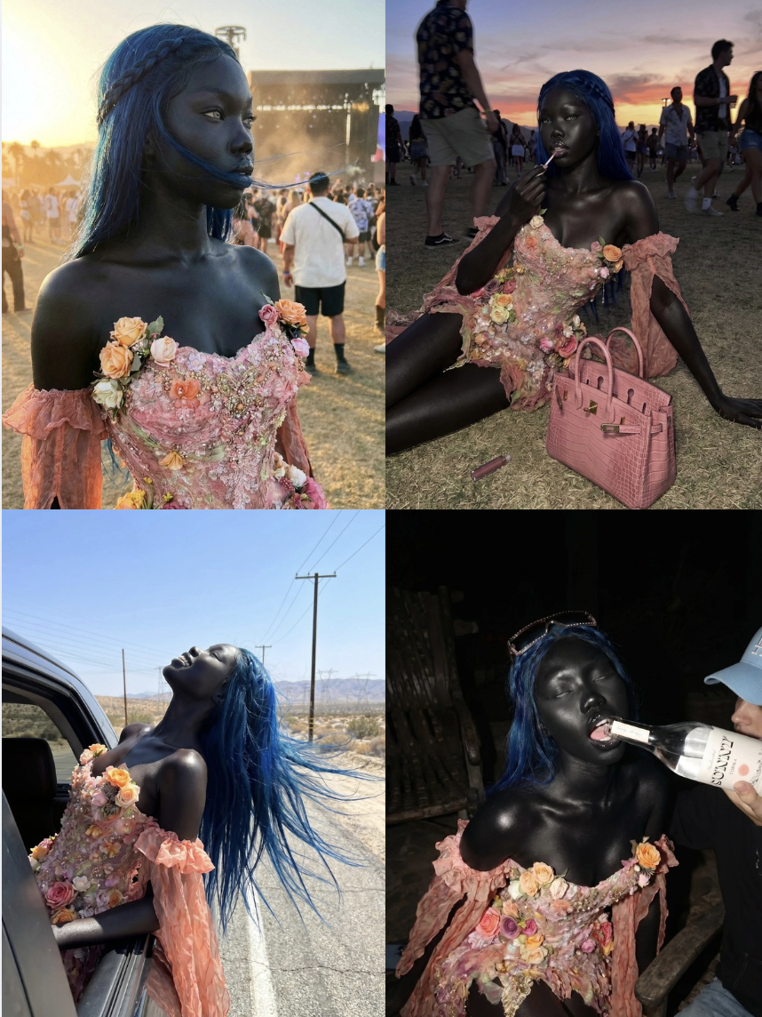 Xuất hiện “ngọc trai đen” đẹp như thần thoại: “Bạn thân” của Hailey Bieber và Kylie Jenner, nhan sắc này đến Coachella dễ kiếm tiền tỷ- Ảnh 4.